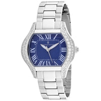 Bianca by Christian Van Sant women's watch with a sleek design, silver-tone case, and elegant leather strap.