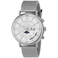 Christian Van Sant men's Luxe Collection watch with a sleek metal band and elegant round dial, showcasing sophisticated watch design.