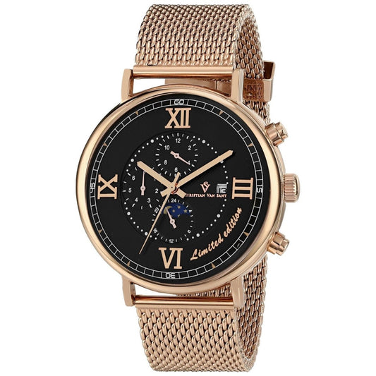 Christian Van Sant Men's Somptueuse LTD watch with a sleek design, metal band, and elegant face.