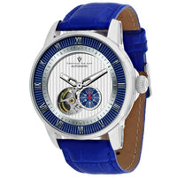 Christian Van Sant Men's Viscay watch with a sleek design and leather strap, displayed on a neutral background.