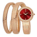Christian Van Sant Women's Naga watch with a sleek design and metal band, showcasing elegant details on the watch face.
