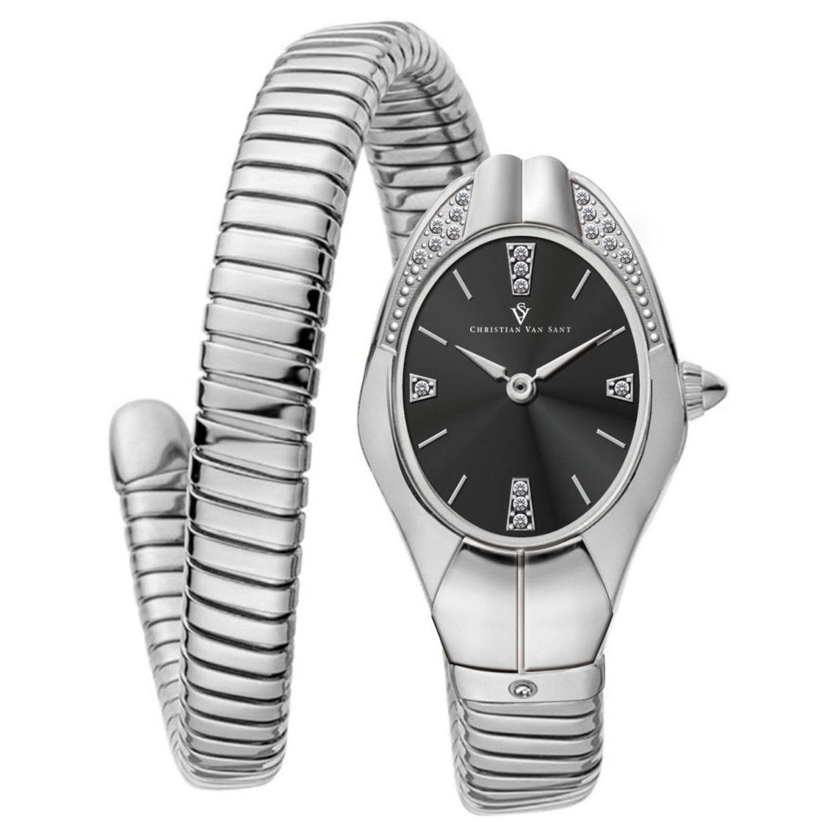 Christian Van Sant Women's Naga watch featuring a sleek design and elegant details, perfect for stylish women.