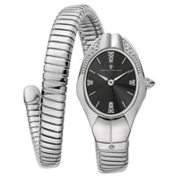 Christian Van Sant Women's Naga watch with a sleek design and silver-tone case, featuring a stylish watch face and leather strap.