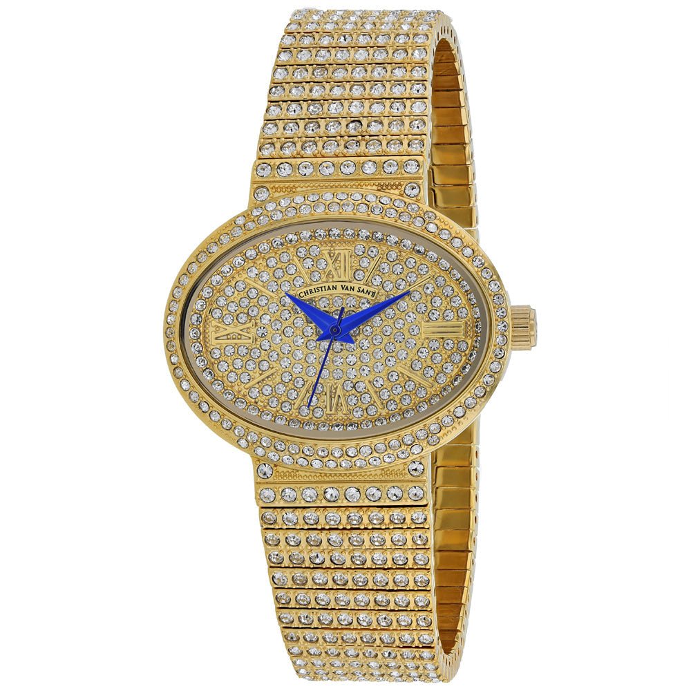 Christian Van Sant Women's Sparkler watch featuring a sleek design and elegant watch face, perfect for stylish women.