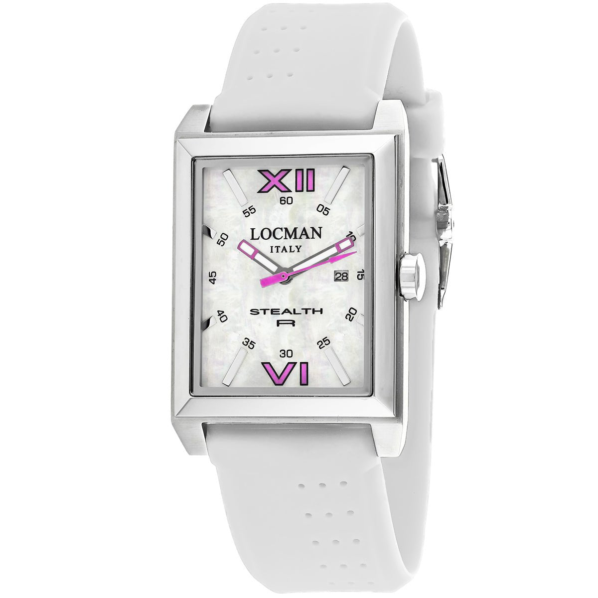 Locman Men's Classic watch featuring a sleek design with a round dial and stainless steel band.