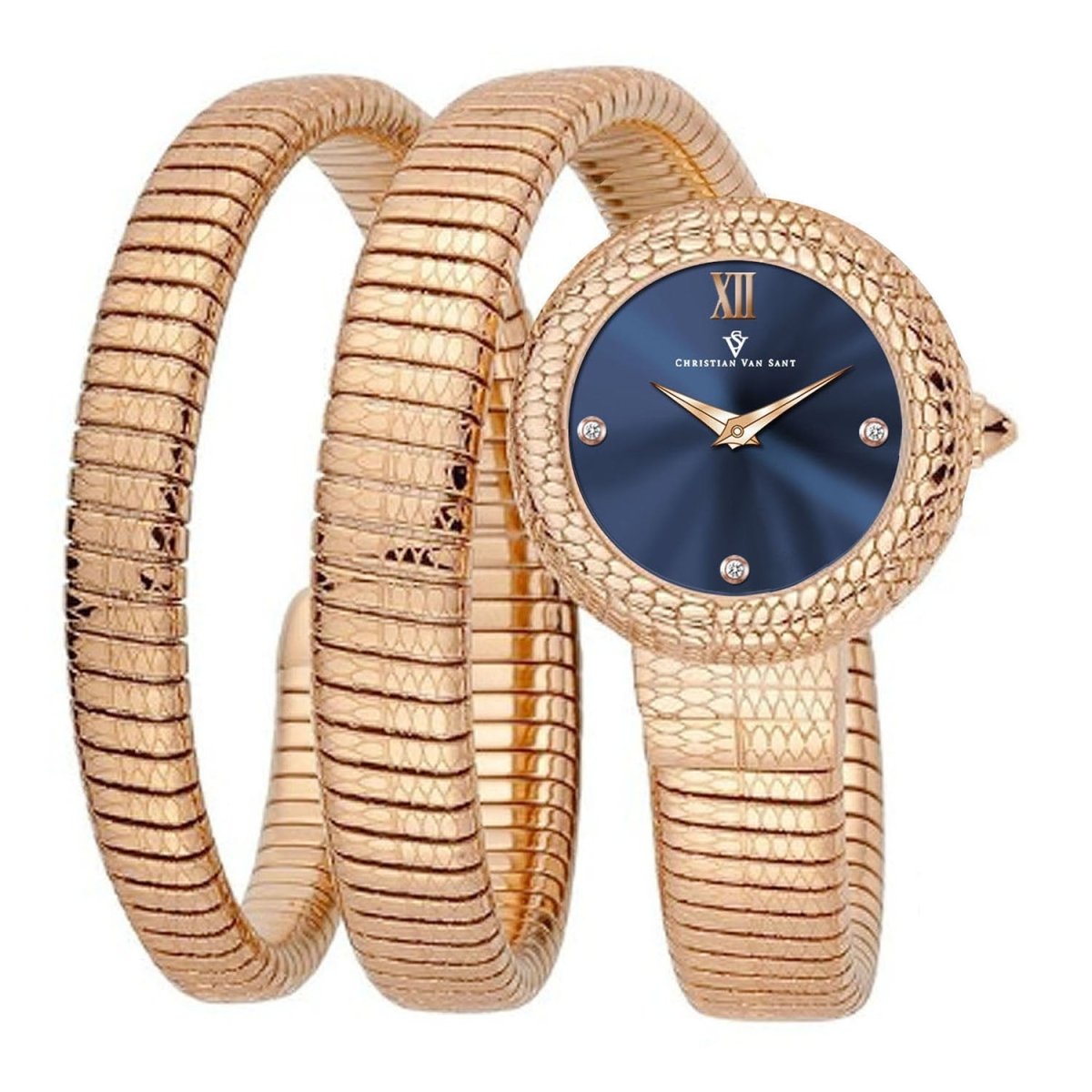 Luxury Christian Van Sant women's Naga timepiece watch with a stylish design and elegant details.