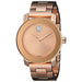 Movado Women's Bold watch with sleek design and silver-tone dial, showcasing modern elegance and minimalist style.