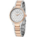 Stuhrling Women's Symphony watch with a sleek design, silver dial, and stainless steel band, showcasing timeless elegance.