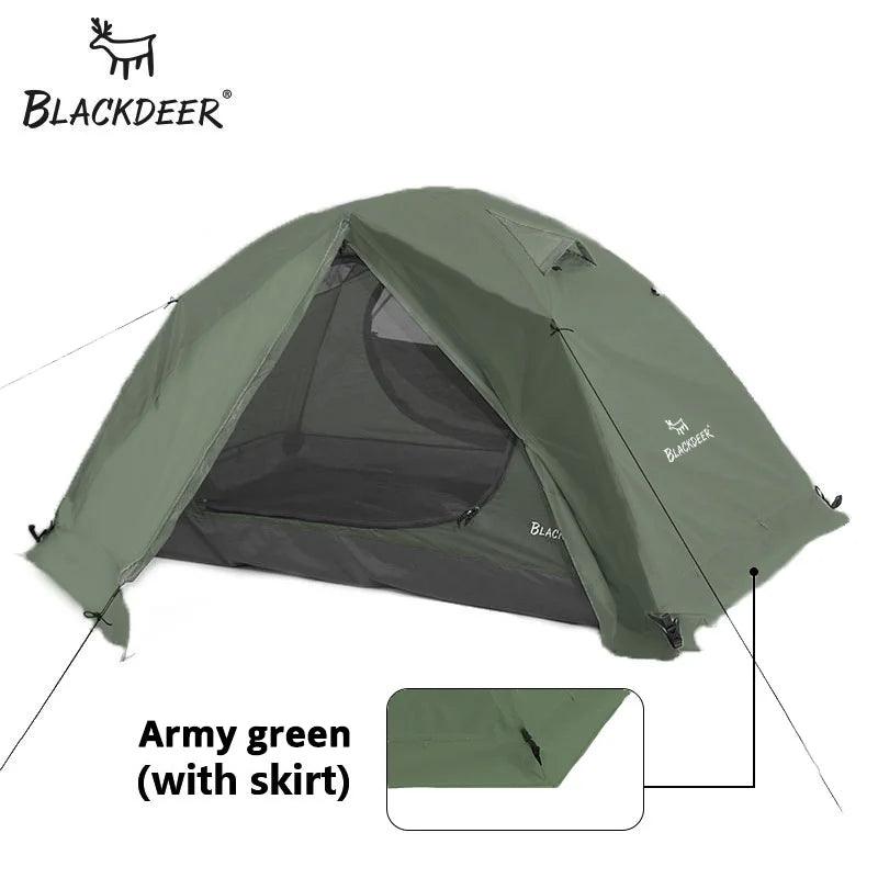 Blackdeer Archeos 2-3 People Backpacking Tent Outdoor Camping 4 Season Winter Skirt Tent Double Layer Waterproof Hiking Survival - MANDOTOS