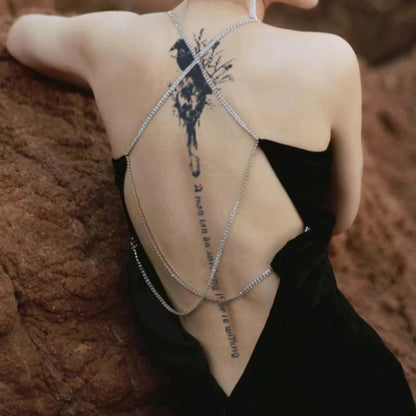 Botanical Spine Tattoo Decal - MANDOTOS