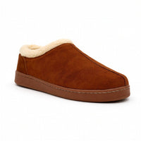 Cozy women's suede slipper from Bread's Ashton Edition with soft interior and stylish design for comfortable indoor wear.