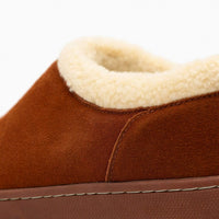 Men's Bread Ashton suede slippers with soft lining and slip-on design for comfortable indoor wear.