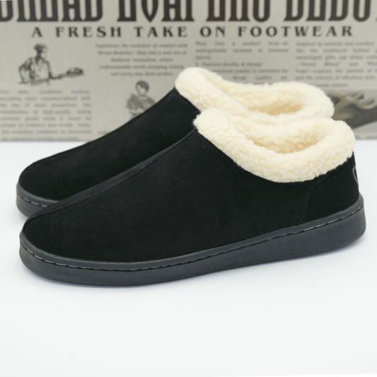 Men's Bread Ashton suede slippers with soft interior and slip-on design, perfect for indoor comfort.