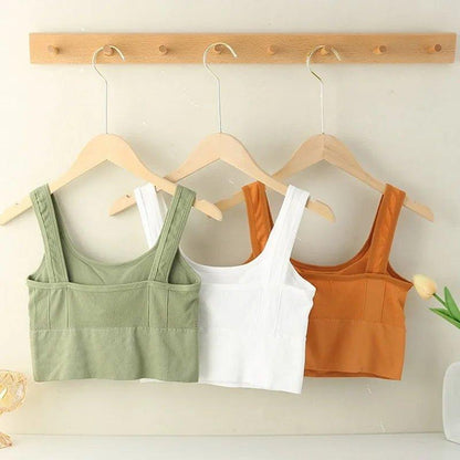 Breathable Sports Bra Anti-Sweat Fitness Top Women Seamless Yoga Bra Shockproof Crop Top Push Up Sport Bra Gym Workout Top - MANDOTOS