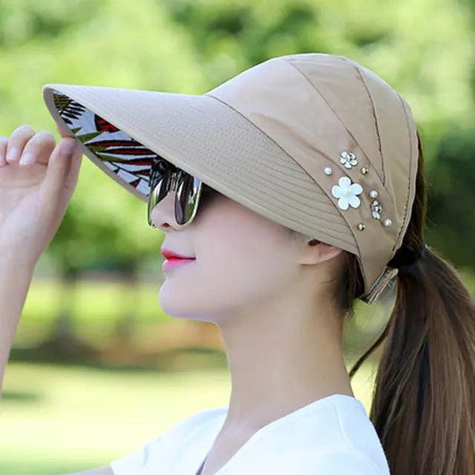 Breezy Pearl Visor Hat - MANDOTOS