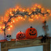 Halloween LED Willow Vine String Light Cool Cartoon Bat Pumpkin Decoration For Indoor Outdoor Party House Decor - MANDOTOS