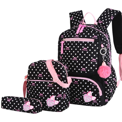 Korean style cute princess backpack for elementary school girls by Ancient Energy, featuring colorful design and adorable princess motifs.