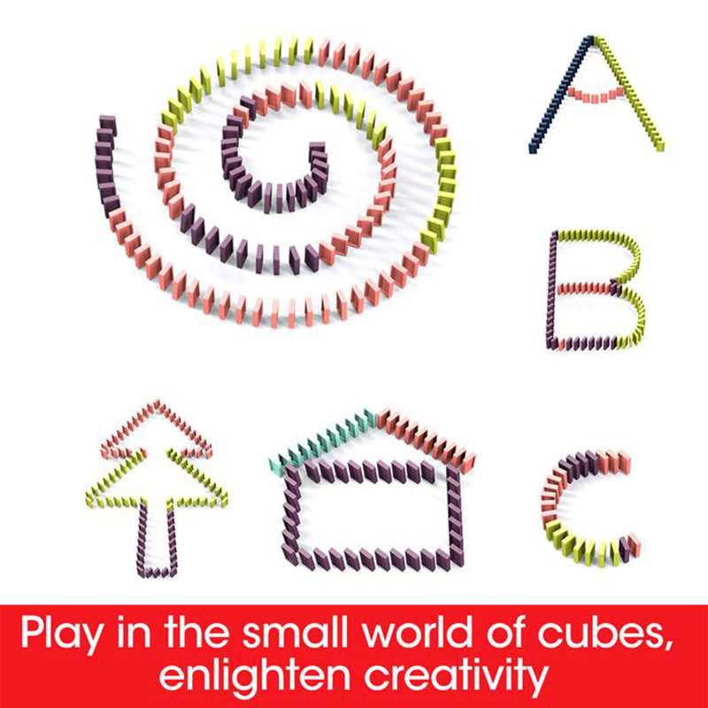 Domino Train Toys Baby Toys Car Puzzle Automatic Release Licensing Electric Building Blocks Train Toy - MANDOTOS