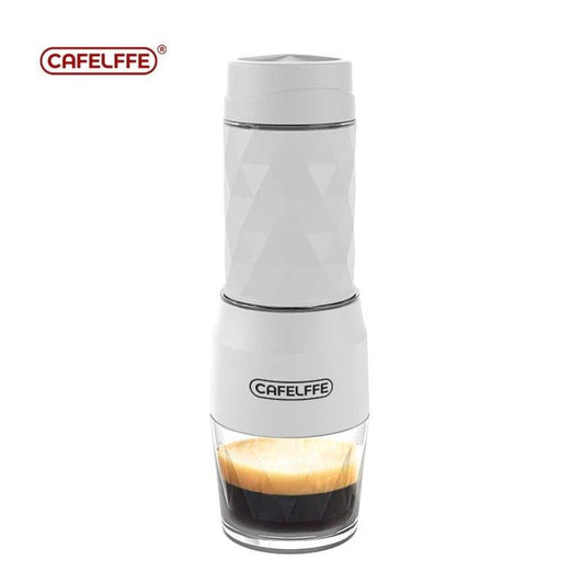 Cafelffe 3 In1 Portable Coffee Machine Hot/Cold Water Manual Espresso Maker For Capsule & Ground Hand Press Brewer hiking Travel - MANDOTOS