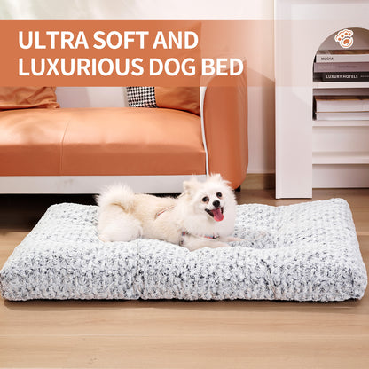 Dog Beds Thickened Rose Velvet Pet Kennel Bed Mat More Cotton Soft Fluffy Washable Dog Bed - MANDOTOS