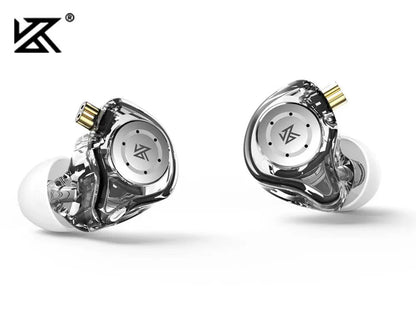 KZ EDX Pro wired in-ear earphones with dynamic drivers, stereo sound, noise cancelling, ideal for music, gaming, and monitoring.