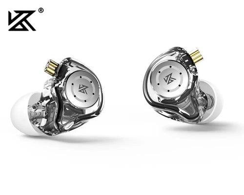 KZ EDX Pro wired in-ear earphones with dynamic drivers, stereo sound, noise cancelling, ideal for music, gaming, and monitoring.