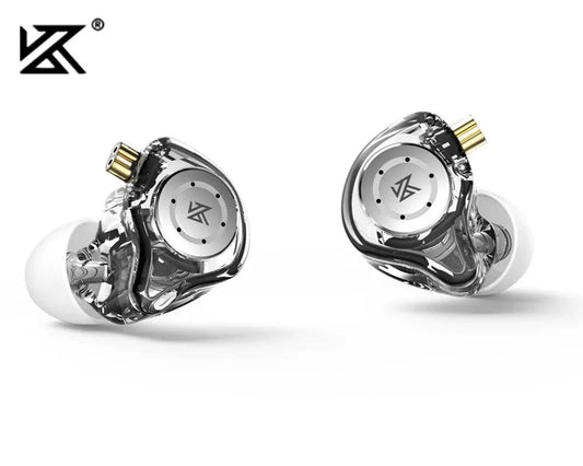 KZ EDX Pro wired in-ear earphones with dynamic drivers, stereo sound, noise cancelling, ideal for music, gaming, and monitoring.