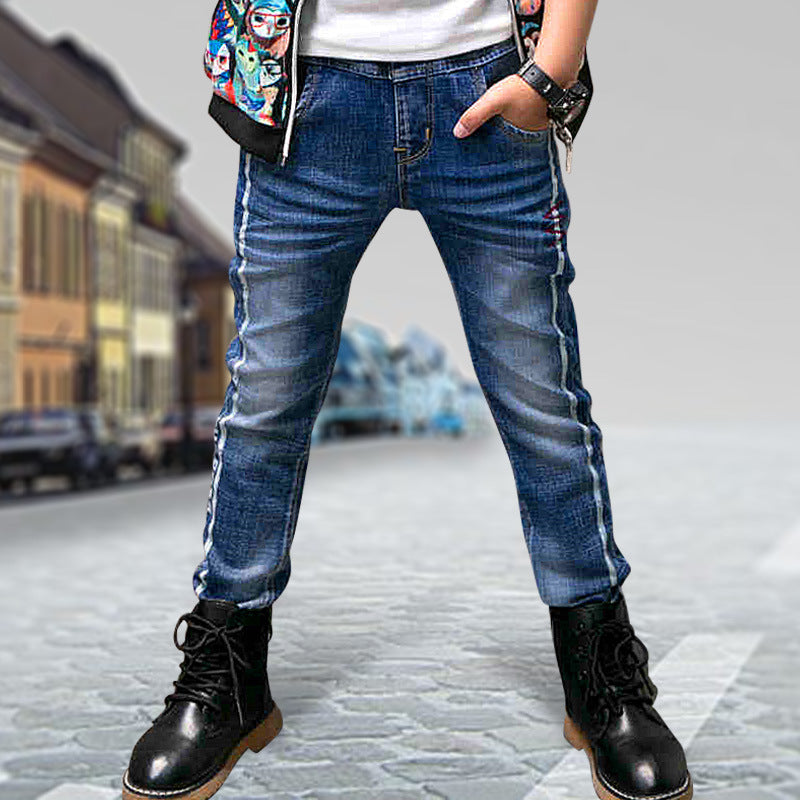 Kids' casual straight pants by Ancient Energy, in a relaxed fit with comfortable fabric, suitable for everyday wear.