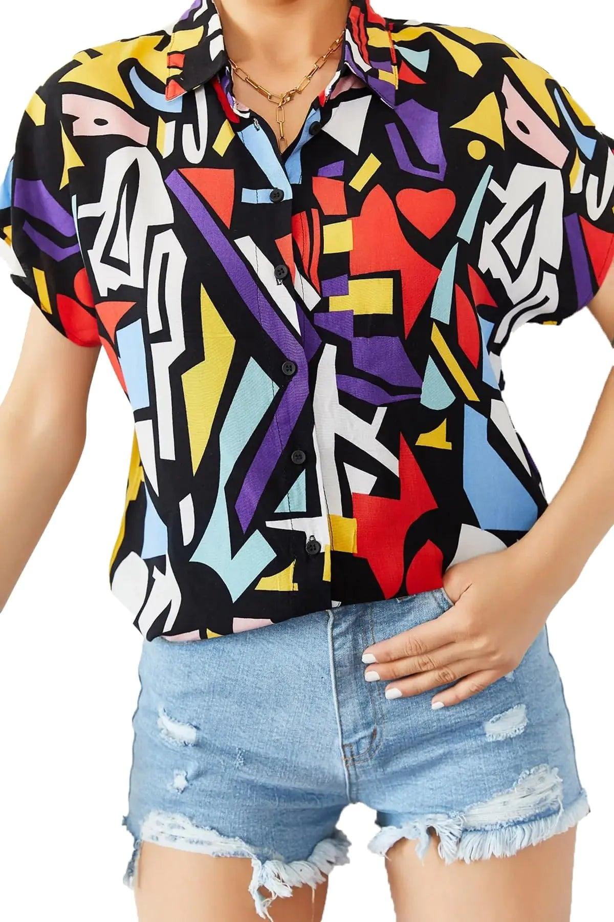 Chic Women's Long Sleeve Button-Down Blouses - MANDOTOS