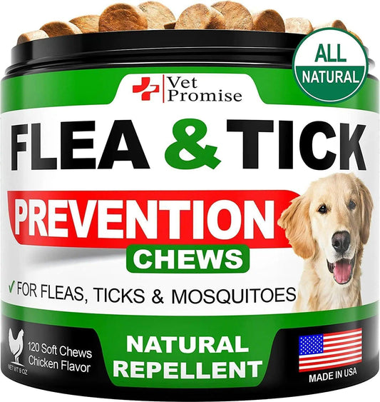 Chicken-Flavored Dog Insect Guard Chews 120ct - MANDOTOS