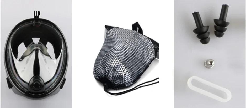 ClearView Full Face Snorkel Mask - MANDOTOS