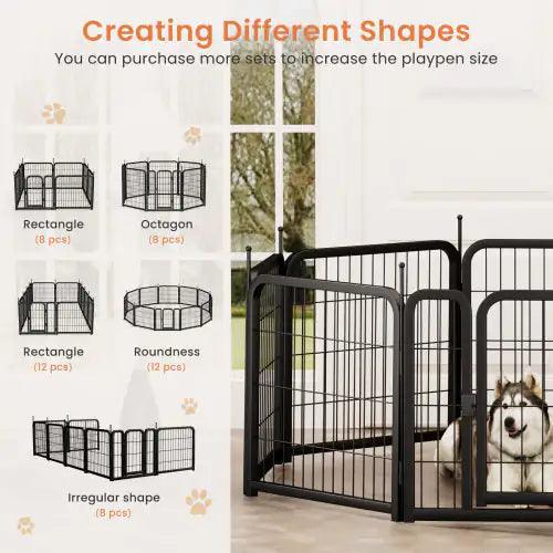 Compact Pet Playpen for Small Animals - MANDOTOS