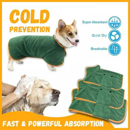 Cozy Pet Bath Wrap - MANDOTOS
