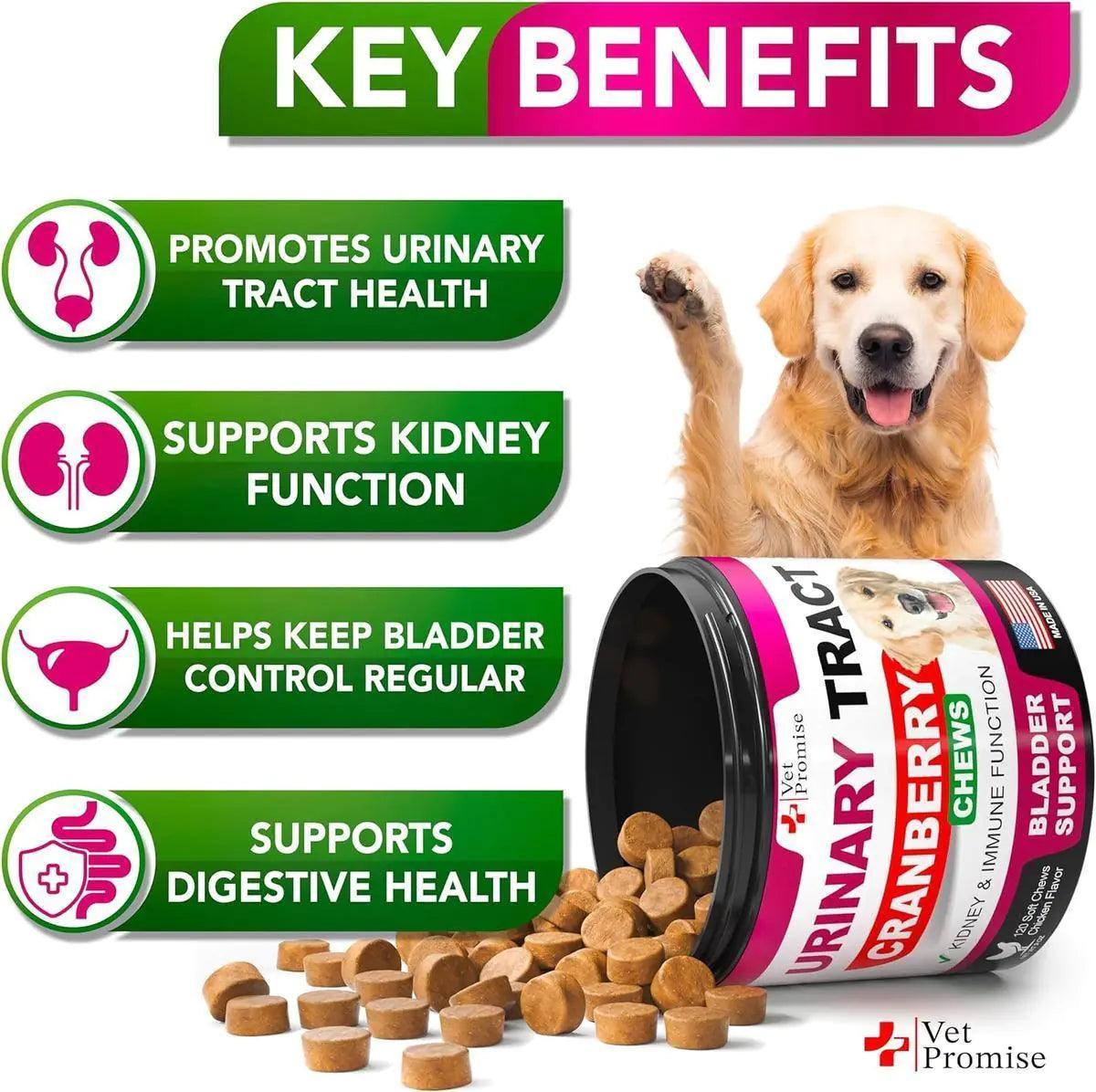 Cranberry Dog UTI & Bladder Control Chews - MANDOTOS