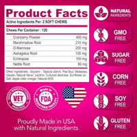 Cranberry Dog UTI & Bladder Control Chews - MANDOTOS