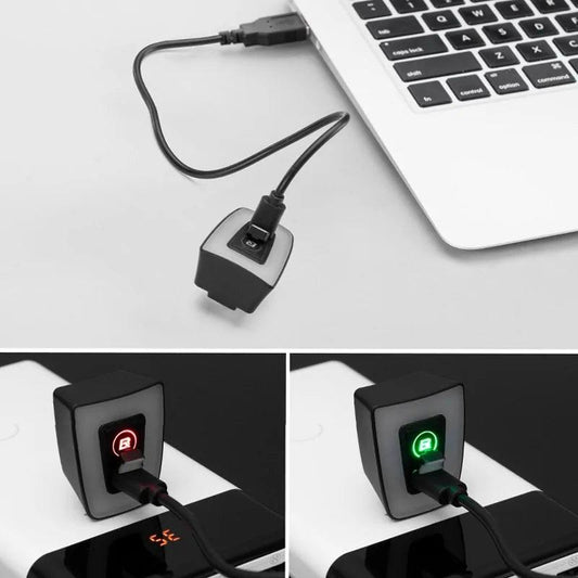 Cyclist's Beacon: USB Rechargeable Waterproof Light - MANDOTOS