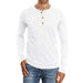 Plus Size Solid Raglan Men's Tee