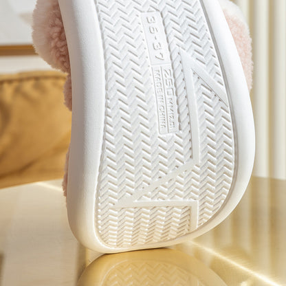 Christmas Shoes Winter Home Slippers Elk Soft Cozy Bedroom Slipper Slip On House Shoes - MANDOTOS