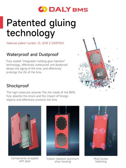 DALYBMS 20A 30A 60A For 4S12V Lifepo4 battery pack Li-ion 7S 24V 10S 36V Protect charge and discharge with passive balancer - MANDOTOS