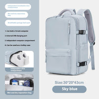 Ancient Energy large capacity travel backpack with multiple compartments, ideal for students and school use.