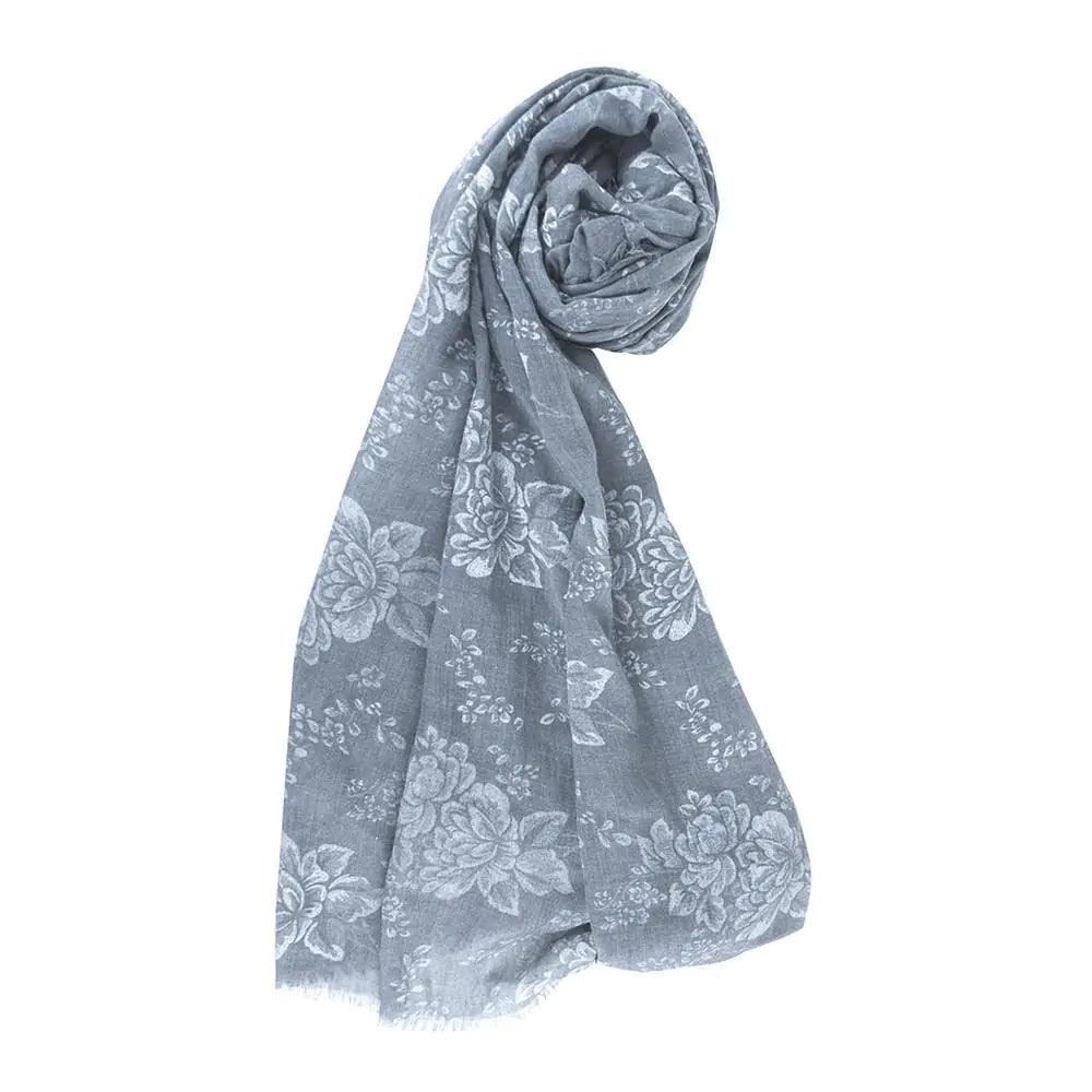 Denim Blossom Poncho - MANDOTOS