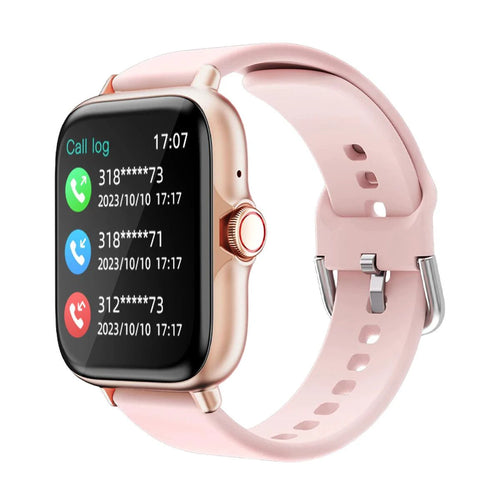 DESERTCAT SmartTech 1.83-inch waterproof smart watch displaying call alerts, sleep tracking, and pedometer functions for iPhone and Android.