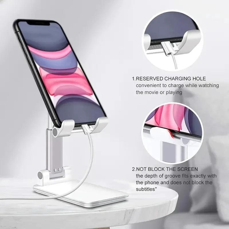 Desk Mobile Phone Holder Stand For IPhone IPad Xiaomi Adjustable Desktop Tablet Holder Universal Table Cell Phone Stand - MANDOTOS
