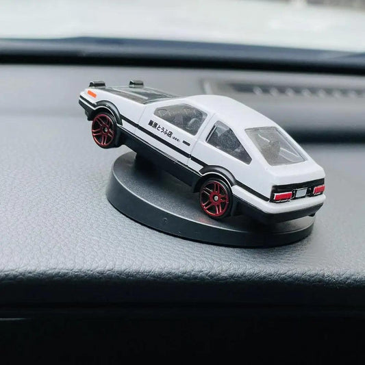 Drift Rotating Auto Turning Gyroscope Alloy AE86 Car Model Interior Center Console Decorative Ornaments Christmas Holiday Gifts - MANDOTOS
