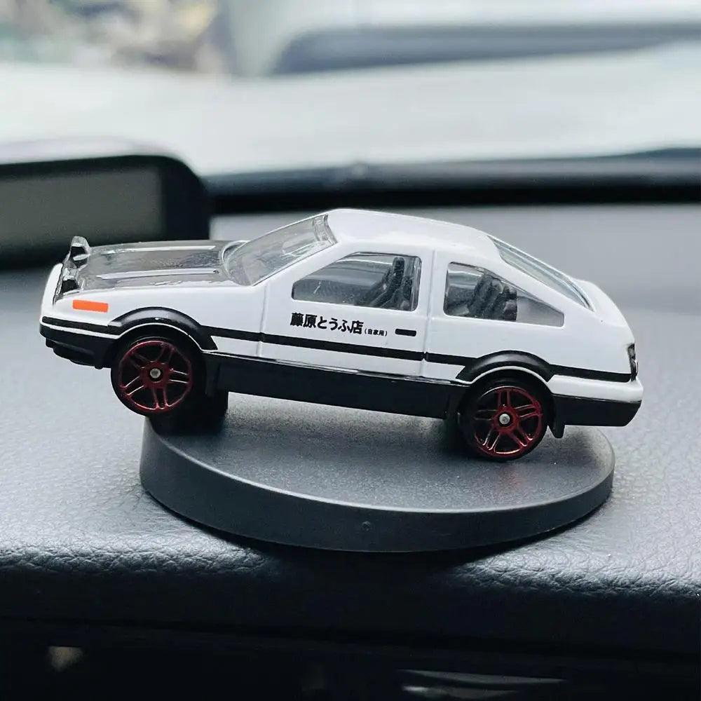 Drift Rotating Auto Turning Gyroscope Alloy AE86 Car Model Interior Center Console Decorative Ornaments Christmas Holiday Gifts - MANDOTOS