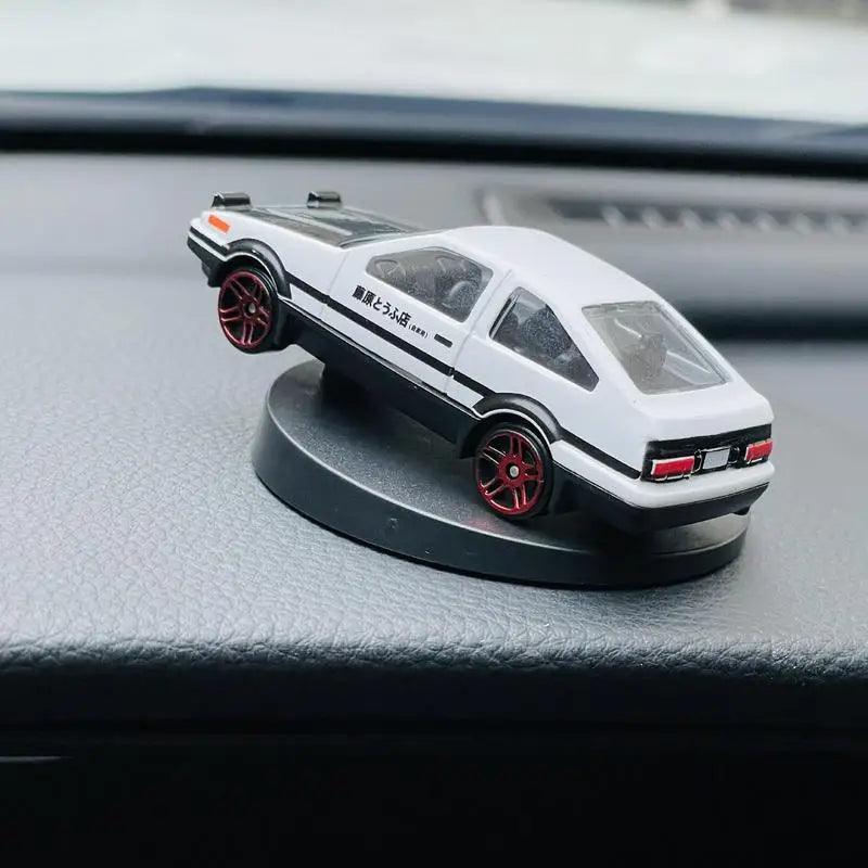 Drift Rotating Auto Turning Gyroscope Alloy AE86 Car Model Interior Center Console Decorative Ornaments Christmas Holiday Gifts - MANDOTOS