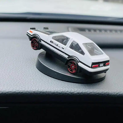 Drift Rotating Auto Turning Gyroscope Alloy AE86 Car Model Interior Center Console Decorative Ornaments Christmas Holiday Gifts - MANDOTOS