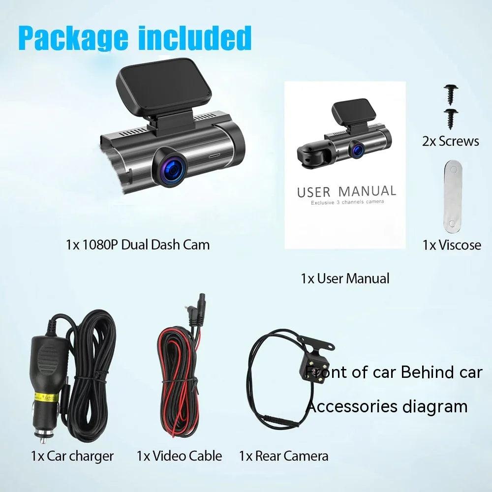 Dual-lens HD 316-inch Driving Recorder - MANDOTOS