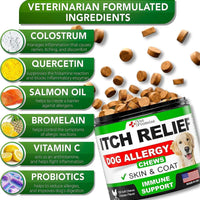 Dual-Pack Anti-Allergy Dog Chews 240 Ct - MANDOTOS