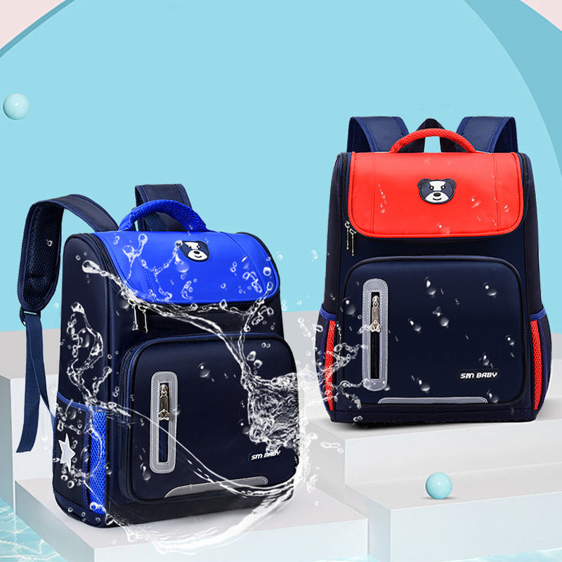 Ancient Energy primary school backpack for kids aged 6-12, featuring a colorful design and adjustable straps for students.